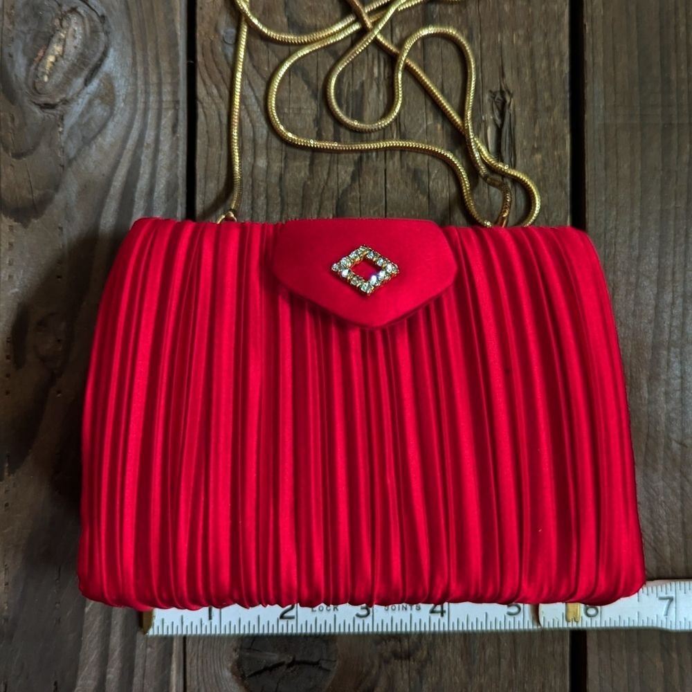 Vintage Lord & Taylor Mini Purse Satin or Clutch - Picture 5 of 7